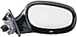 Driver and Passenger Side Mirrors, Power, Manual Folding, Heated, Paintable, No Signal Light, Memory, Puddle Light, Auto-Dimming, and Blind Spot Feature, Wagon, For Models With Shadow Line