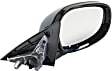 Driver and Passenger Side Mirrors, Power, Manual Folding, Heated, Paintable, No Signal Light, Memory, Puddle Light, Auto-Dimming, and Blind Spot Feature, Wagon, For Models With Shadow Line