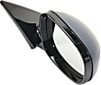 Driver and Passenger Side Mirrors, Power, Manual Folding, Heated, Paintable, No Signal Light, Memory, Puddle Light, Auto-Dimming, and Blind Spot Feature, Wagon, For Models With Shadow Line