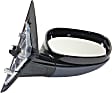 Driver and Passenger Side Mirrors, Power, Manual Folding, Heated, Paintable, No Signal Light, Memory, Puddle Light, Auto-Dimming, and Blind Spot Feature, Wagon, For Models With Shadow Line