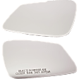 Driver and Passenger Side Mirror Glass, Heated, No Blind Spot Feature