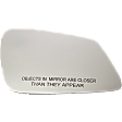 Driver and Passenger Side Mirror Glasses, Heated, No Blind Spot Feature, with Backing Plate, No Auto-dimming Feature
