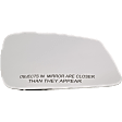 Driver and Passenger Side Mirror Glasses, Heated, No Blind Spot Feature, with Backing Plate, No Auto-dimming Feature