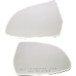 Driver and Passenger Side Mirror Glass, Heated, No Blind Spot Feature, Backing Plate Included
