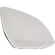 Driver and Passenger Side Mirror Glass, Heated, No Blind Spot Feature, Backing Plate Included