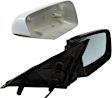Driver and Passenger Side Mirrors, Power Adjust, Manual Folding, Heated, Paintable, No Signal Light, No Memory, No Puddle Light, No Auto-Dimming, No Blind Spot Feature