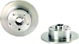 SET-BR08691114-2 Rear Brake Disc, UV Coated, Plain Surface, Solid, 5 Lugs, 245 mm