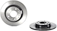 SET-BR08A11211-2 Rear Brake Disc, Coated, Plain Surface, Solid, 5 Lugs, 280 mm