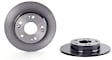 SET-BR08A14711-2 Rear Brake Disc, Coated, Plain Surface, Solid, 5 Lugs, 260 mm