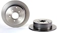 SET-BR08A60011-2 Rear Brake Disc, Coated, Plain Surface, Solid, 5 Lugs, 302 mm