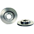 SET-BR09539031-B Front and Rear Brake Disc, Plain Surface