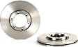1990 Isuzu Trooper - Front Brake Disc, UV Coated, Plain Surface, Vented, 6 Lugs, 257 mm