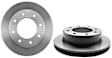 SET-BR09881281-2 Rear Brake Disc, Coated, Plain Surface, Vented, 8 Lugs, 330 mm