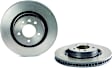 SET-BR09887531-2 Front Brake Disc, Coated, Plain Surface, Vented, 5 Lugs, 337 mm
