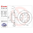 SET-BR09902211-A Front and Rear Brake Disc, Coated, Plain Surface, Vented, 8 Lugs, Front-325 mm/Rear-330 mm