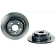2003 Subaru Impreza - Front and Rear Brake Disc, UV Coated, Front-Cross-Drilled/Rear-Plain Surface, 5 Lugs, Front-293 mm/Rear-266 mm