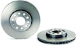 SET-BR09914511-2 Front Brake Disc, Coated, Plain Surface, Vented, 5 Lugs, 288 mm
