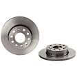 SET-BR0991451X-E Front and Rear Brake Disc, Front-Cross-Drilled/Rear-Plain Surface, 5 Lugs