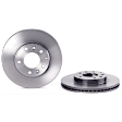 2003 Mazda Protege - Front Brake Disc, Coated, Plain Surface, Vented, 5 Lugs, 274 mm