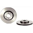 SET-BR09977211-A Front and Rear Brake Disc, Plain Surface