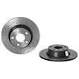 SET-BR09977211-J Front and Rear Brake Disc, Front-Plain Surface/Rear-Cross-Drilled, 5 Lugs