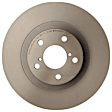 SET-BR09A92111-A Front and Rear Brake Disc, Coated, Plain Surface, Vented, 5 Lugs