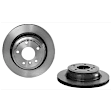 SET-BR09B33721-A Front and Rear Brake Disc, Coated, Plain Surface, 5 Lugs