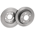 SET-BR09C34911-D Front and Rear Brake Disc, Plain Surface, 5 Lugs