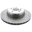 SET-BR34106797606-C Front and Rear Brake Disc, Front-Plain Surface/Rear-Cross-drilled and Slotted