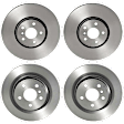 SET-BR34106881045-B Front and Rear Brake Disc, Coated, Plain Surface, 5 Lugs