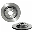 SET-BR34106881045-B Front and Rear Brake Disc, Coated, Plain Surface, 5 Lugs