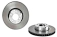 SET-BR34116792223-2 Front Brake Disc, Plain Surface