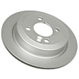 SET-BR34116858651-A Front and Rear Brake Disc, Plain Surface
