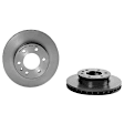 SET-BR907421010007-B Front and Rear Brake Disc, Coated, Plain Surface, 6 Lugs