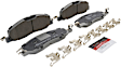 SET-BRP24246N-C Front and Rear Front-Ceramic/Rear-Low-Metallic Brake Pad Set