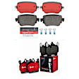 SET-BRP85112N-A Front and Rear Ceramic Brake Pad Set