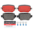 SET-BRP85112N-A Front and Rear Ceramic Brake Pad Set