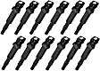 SET-BS0221504470-12 Ignition Coils, Set Of 12, 12 Cylinder, 6.0L Engine, One Per Cylinder