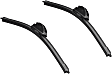 SET-BS13CA-B Front, Driver and Passenger Side Clear Advantage Series Wiper Blades, Frameless, Driver Side - 24 in.; Passenger Side - 13 in. Length