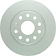 SET-BS14011491-2 Rear Brake Disc, Geomet Coated, Plain Surface, Solid, 5 Lugs, 271.8 mm, QuietCast Series