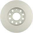 SET-BS14011492-2 Rear Brake Disc, Geomet Coated, Plain Surface, Solid, 5 Lugs, 252.8 mm, QuietCast Series
