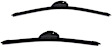 SET-BS16SD-B Front, Driver and Passenger Side Wiper Blades, Framed