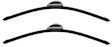 SET-BS16SD-B Front, Driver and Passenger Side Wiper Blades, Framed