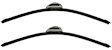 SET-BS16SD-B Front, Driver and Passenger Side Wiper Blades, Framed