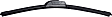 SET-BS17A-A Front, Driver and Passenger Side Wiper Blades