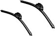 SET-BS17CA-B Front, Driver and Passenger Side Wiper Blades