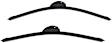 SET-BS17SD-C Front, Driver and Passenger Side Wiper Blades, Framed