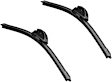 SET-BS18CA-B Front or Rear, Driver and Passenger Side Wiper Blades, Frameless