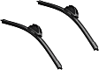 SET-BS18CA-C Front or Rear, Driver and Passenger Side Wiper Blades, Frameless