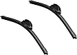 SET-BS18CA Front or Rear, Driver and Passenger Side Clear Advantage Series Wiper Blades, Frameless, 18 in. and 24 in. Length